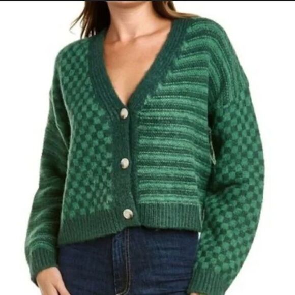 Anthropologie Sweaters - NEW 2X RAGA GREEN EMERALD ANTHROPOLOGIE CARDIGAN SWEATER NWT